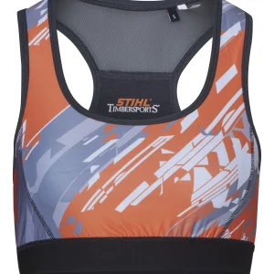 Sports τοπ SZ L Γκρι/Πορτοκαλί