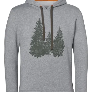 Φούτερ με κουκούλα SZ L "FIR" Γκρι