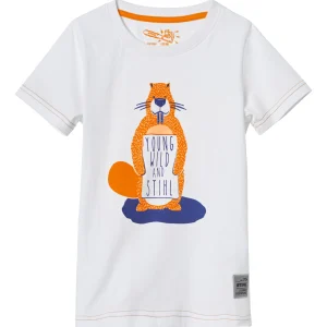 T-Shirt "beaver" λευκό, 134-140