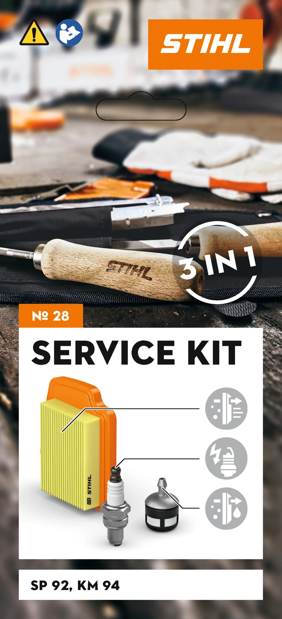 Service kit 28 (SP 92,KM 94 RC-E) - Image 2