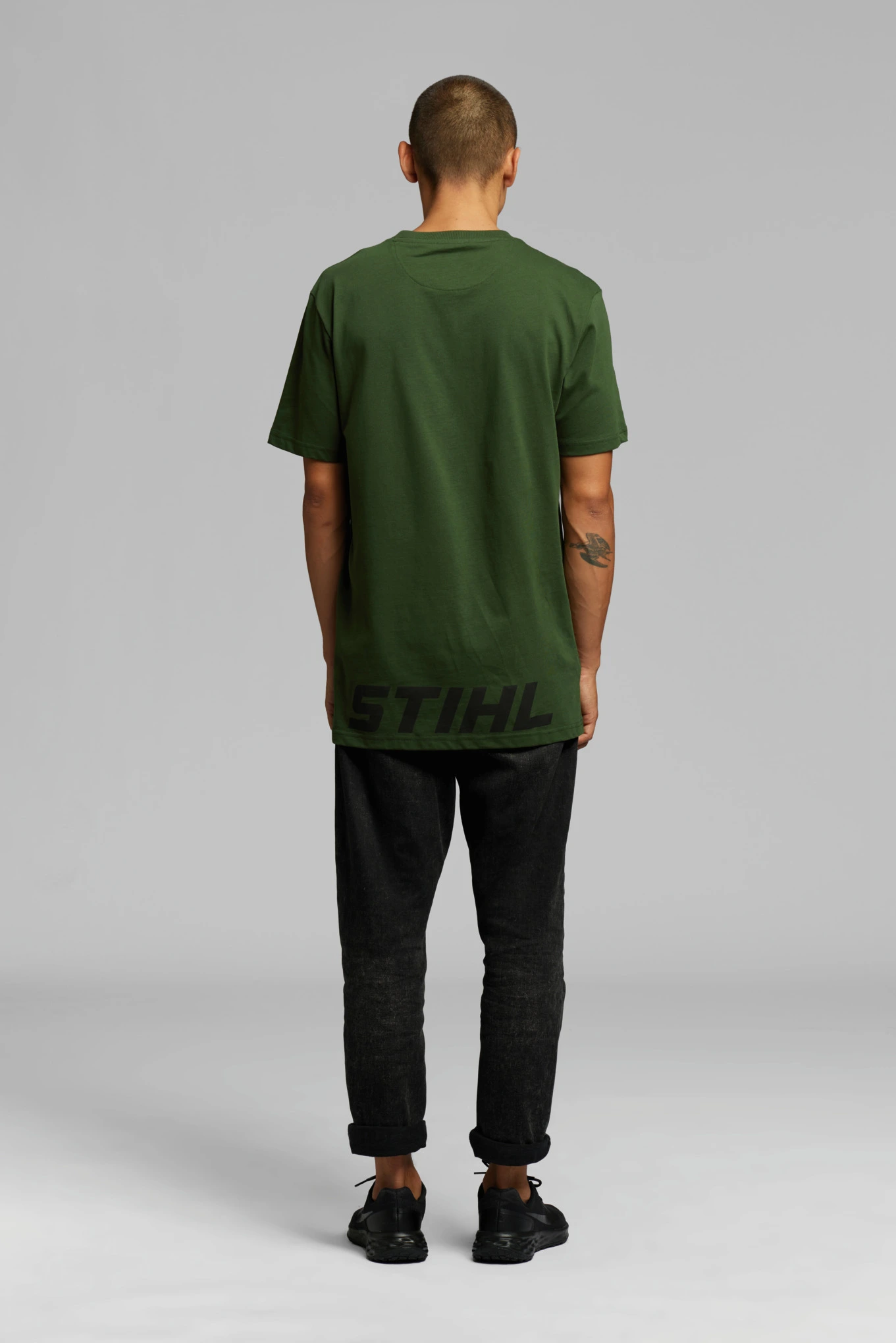 T-shirt SZ S LOGO BACK Green - Image 4