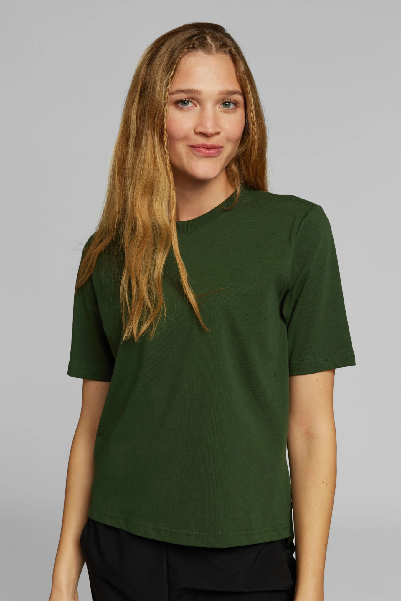 T-shirt SZ XL Women LOGO BACK Green