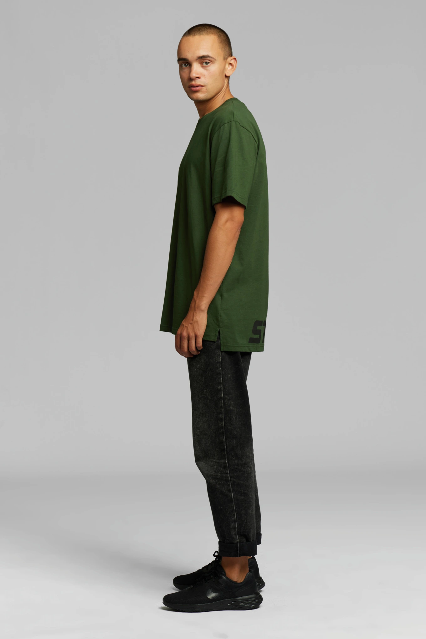 T-shirt SZ S LOGO BACK Green