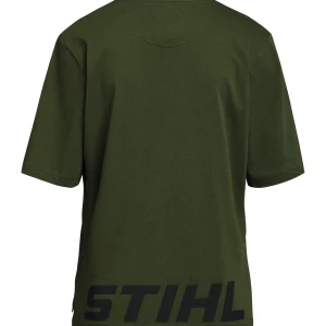 T-shirt SZ XS Women LOGO BACK Green
